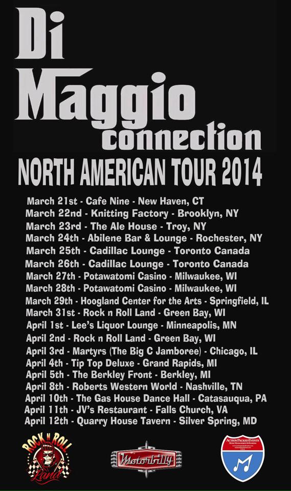 di maggio connection north american tour 2014